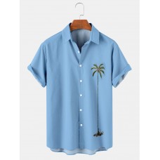 Holiday Collection Coconut Beach Casual Short Sleeve Shirt