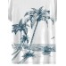 Seaside Coconut Tree Casual Short Sleeve T-Shirt