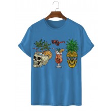 Mexican Cocktail Casual Short Sleeve T-Shirt